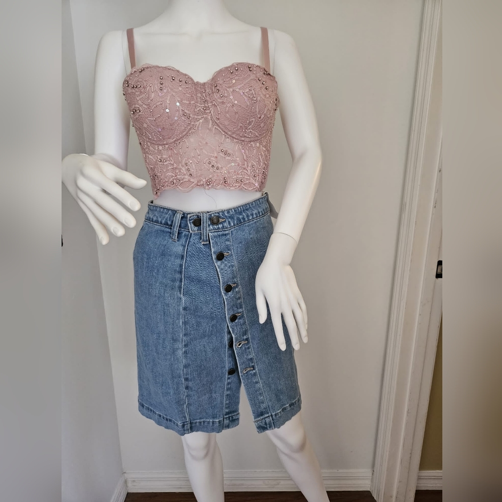 NWT - Windsor - Midi Denim Skirt - Picture 2 of 4